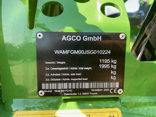 Fendt Slicer 310 FQ KC - Slåttermaskin: bild 2 Fendt Slicer 310 FQ KC - Slåttermaskin: bild 2