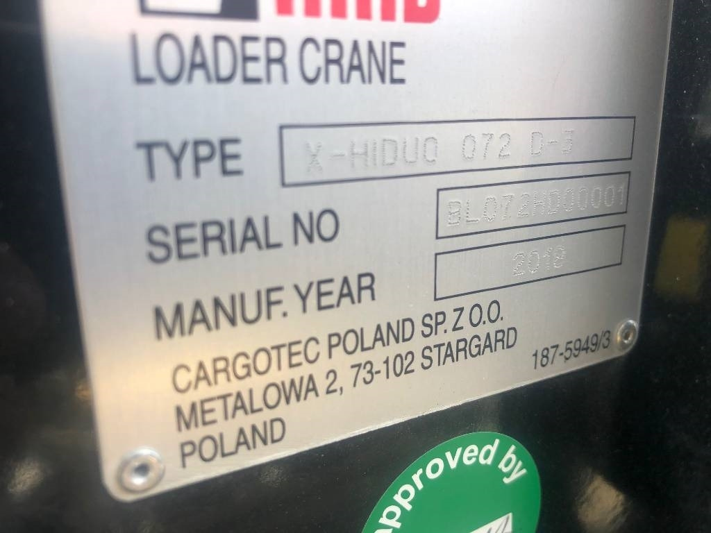 Hiab X-HiDuo 072 D-3 - Lastbilskran för Lastbil: bild 3 Hiab X-HiDuo 072 D-3 - Lastbilskran för Lastbil: bild 3