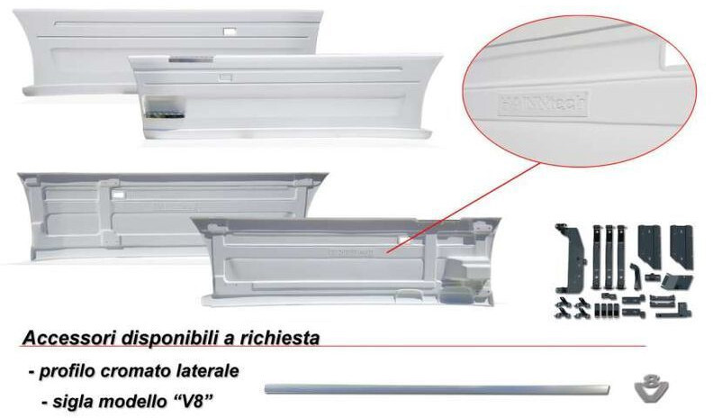 Scania R Serie Sideskirts / Fairings E3 E4 E5 E6 - Aerodynamik/ Spoiler för Lastbil: bild 3 Scania R Serie Sideskirts / Fairings E3 E4 E5 E6 - Aerodynamik/ Spoiler för Lastbil: bild 3