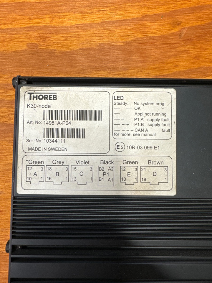 THOREB K30 NODE 14981A P04 - Elektriskt system för Lastbil: bild 2 THOREB K30 NODE 14981A P04 - Elektriskt system för Lastbil: bild 2