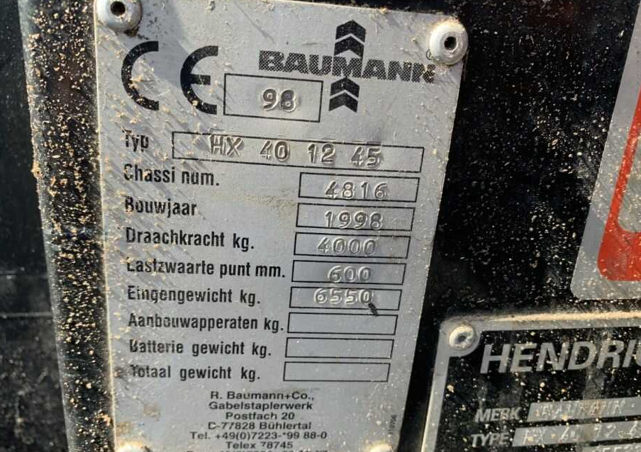 Baumann HX40/12/45 - Sidlastare: bild 4 Baumann HX40/12/45 - Sidlastare: bild 4