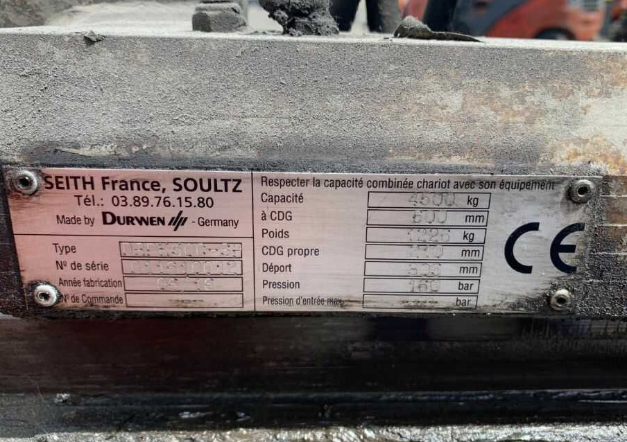 Durwen OS1063 - Gafflar för Motviktstruck: bild 1 Durwen OS1063 - Gafflar för Motviktstruck: bild 1