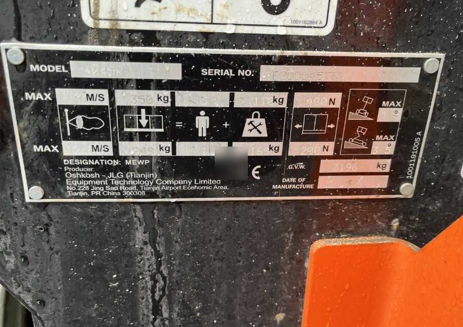 JLG 4045R - Saxlift: bild 4 JLG 4045R - Saxlift: bild 4