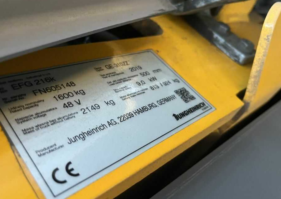 Jungheinrich EFG216k - Eltruck: bild 4 Jungheinrich EFG216k - Eltruck: bild 4