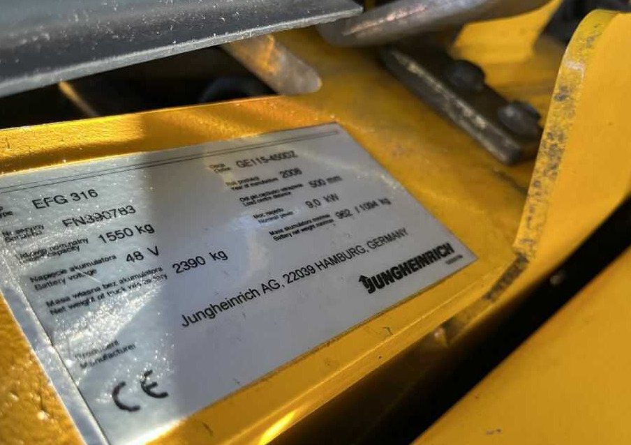 Jungheinrich EFG316 - Eltruck: bild 4 Jungheinrich EFG316 - Eltruck: bild 4