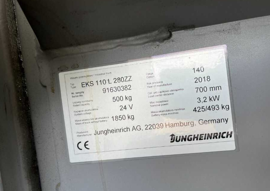 Jungheinrich EKS110 - Plocktruck: bild 4 Jungheinrich EKS110 - Plocktruck: bild 4