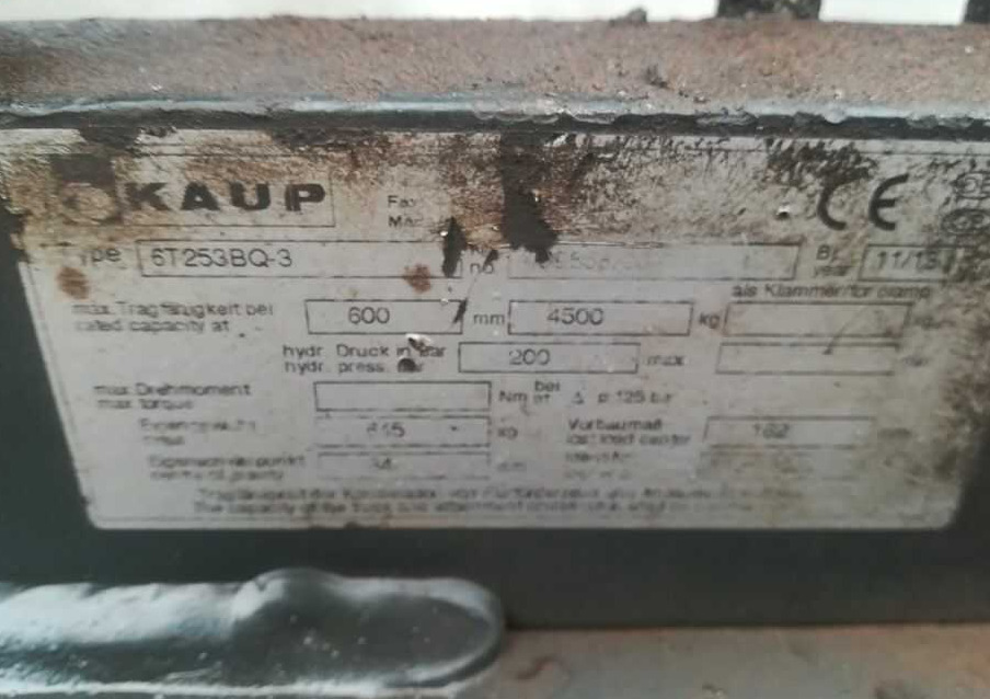 Kaup 6T253BQ-3 - Gafflar för Materialhanteringsutrustning: bild 5 Kaup 6T253BQ-3 - Gafflar för Materialhanteringsutrustning: bild 5