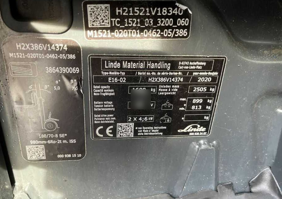 Linde E16-02 - Eltruck: bild 4 Linde E16-02 - Eltruck: bild 4