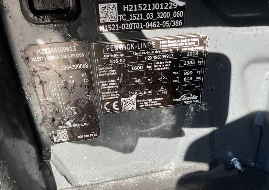 Linde E16-02 - Eltruck: bild 4 Linde E16-02 - Eltruck: bild 4