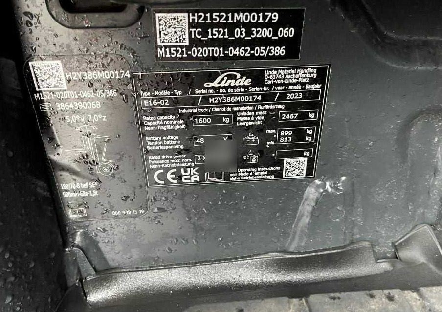 Linde E16-02 - Eltruck: bild 4 Linde E16-02 - Eltruck: bild 4