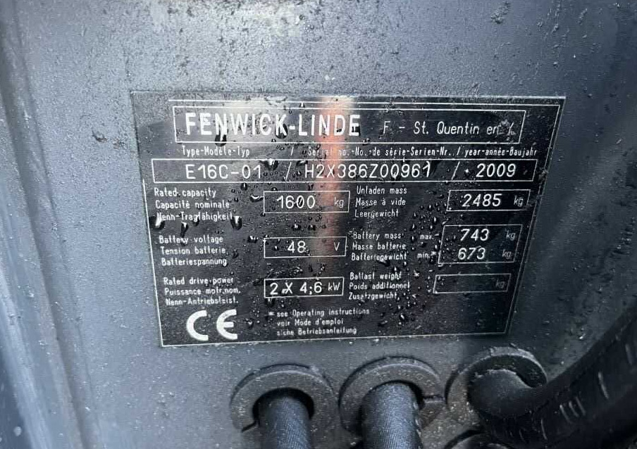 Linde E16C-01 - Eltruck: bild 4 Linde E16C-01 - Eltruck: bild 4