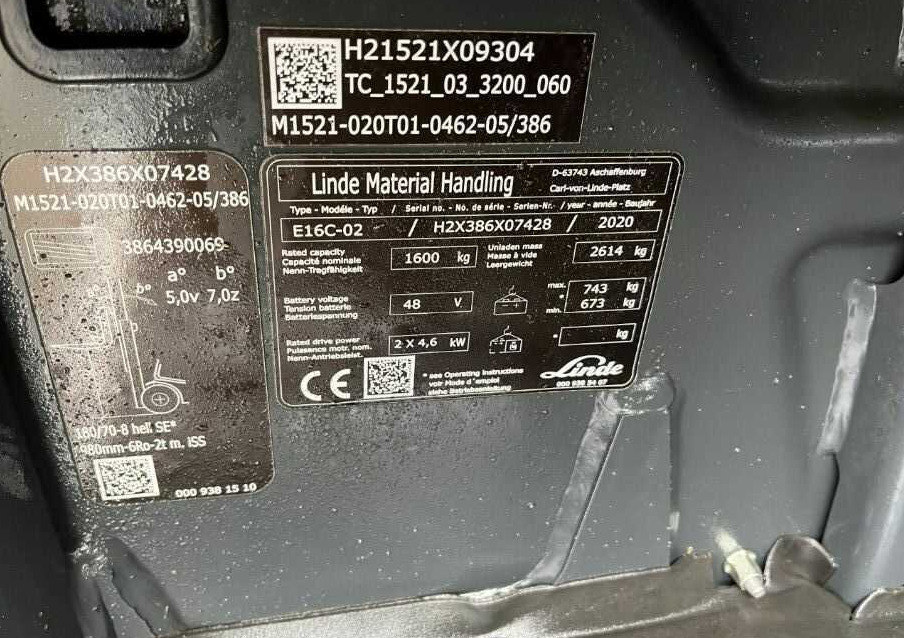 Linde E16C-02 - Eltruck: bild 4 Linde E16C-02 - Eltruck: bild 4