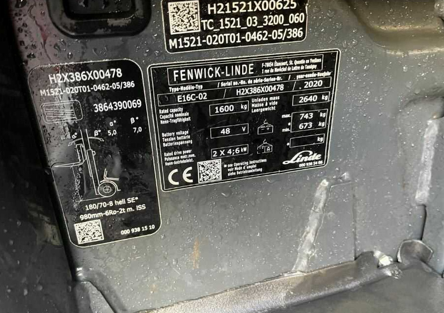 Linde E16C-02 - Eltruck: bild 4 Linde E16C-02 - Eltruck: bild 4