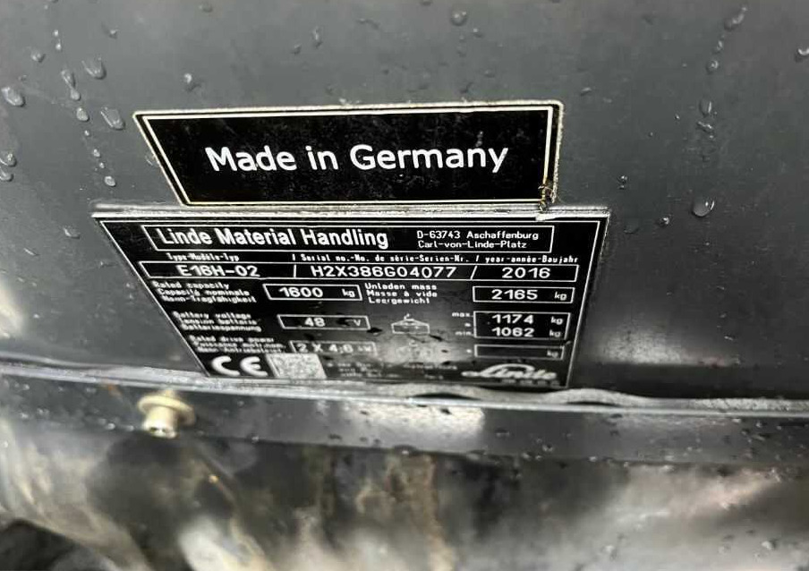 Linde E16H-02 - Eltruck: bild 4 Linde E16H-02 - Eltruck: bild 4