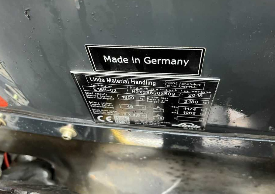 Linde E16H-02 - Eltruck: bild 4 Linde E16H-02 - Eltruck: bild 4