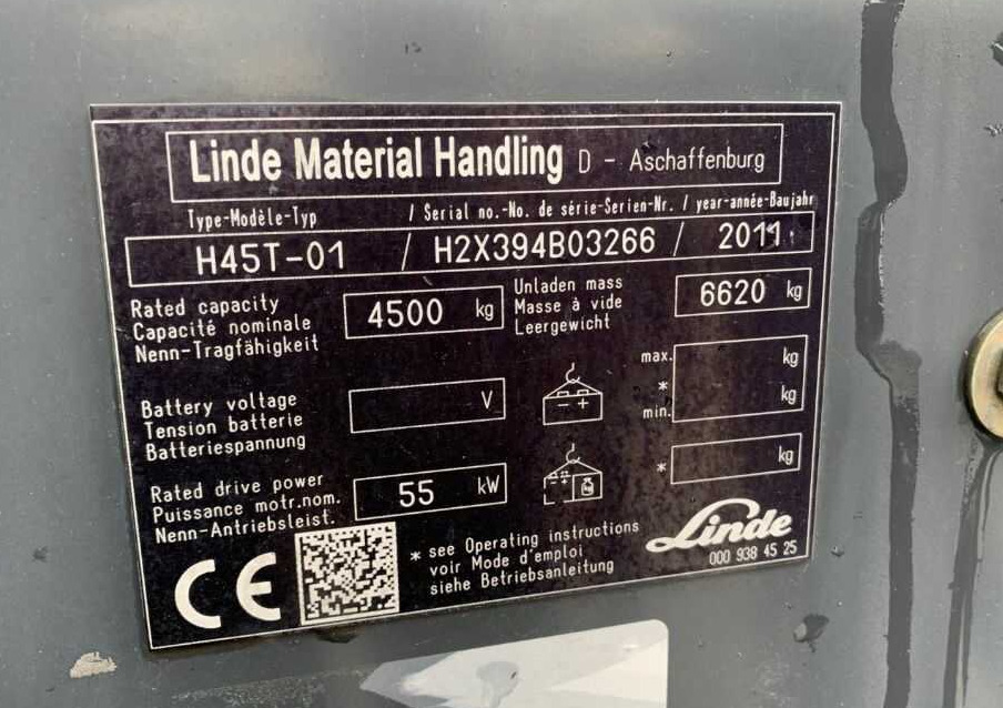 Linde H45T-01 - Gasoltruck: bild 2 Linde H45T-01 - Gasoltruck: bild 2