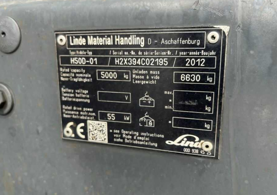 Linde H50D-01 - Dieseltruck: bild 4 Linde H50D-01 - Dieseltruck: bild 4