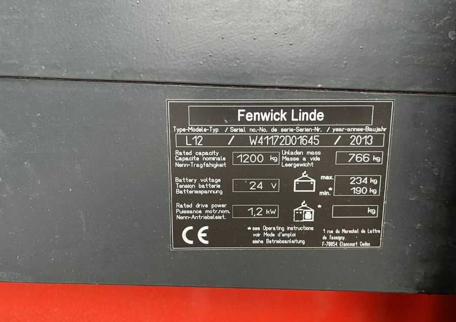 Linde L12 - Staplare: bild 4 Linde L12 - Staplare: bild 4