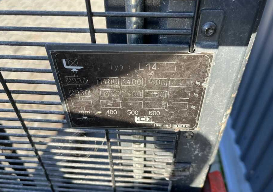 Linde L14 - Staplare: bild 5 Linde L14 - Staplare: bild 5