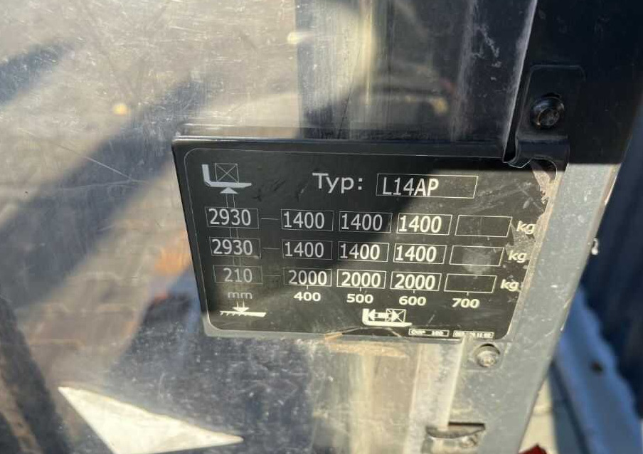 Linde L14AP - Staplare: bild 5 Linde L14AP - Staplare: bild 5