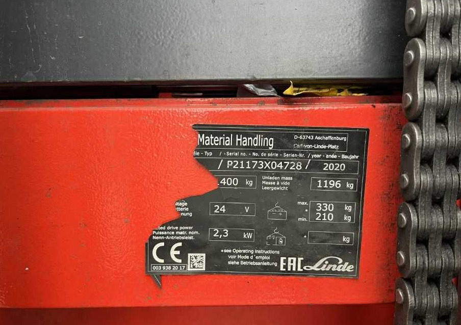 Linde L14AP - Staplare: bild 3 Linde L14AP - Staplare: bild 3