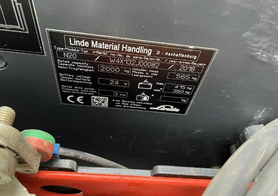 Linde N20 - Plocktruck: bild 4 Linde N20 - Plocktruck: bild 4