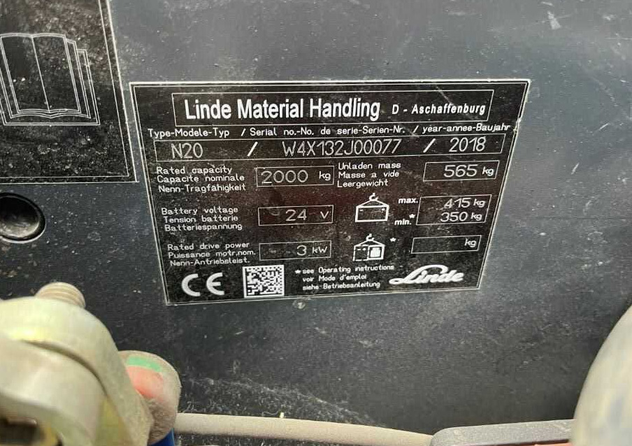 Linde N20 - Plocktruck: bild 4 Linde N20 - Plocktruck: bild 4