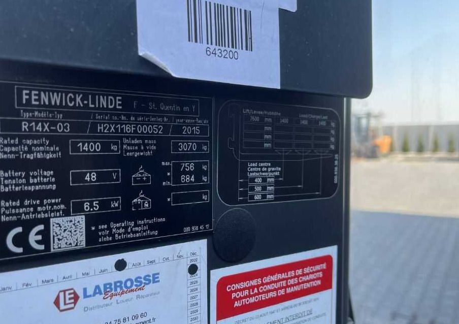 Linde R14X - Skjutstativtruck: bild 4 Linde R14X - Skjutstativtruck: bild 4