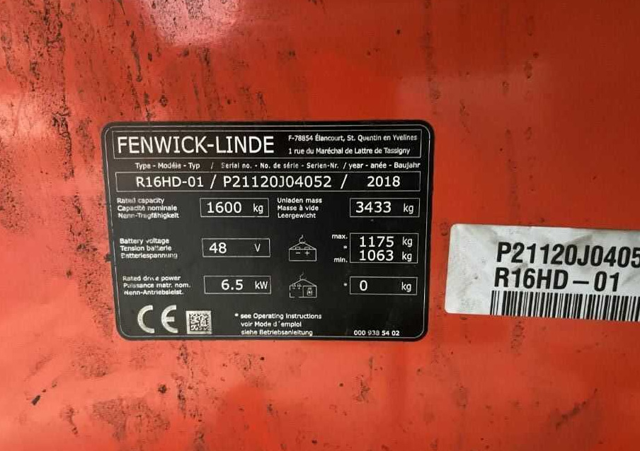 Linde R16HD-01 - Skjutstativtruck: bild 4 Linde R16HD-01 - Skjutstativtruck: bild 4