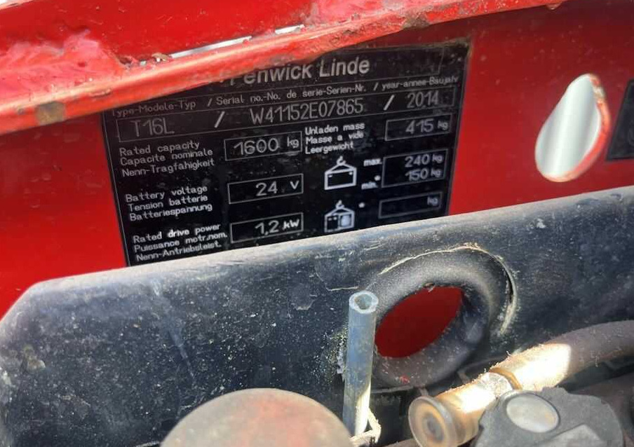 Linde T16L - Låglyftar: bild 5 Linde T16L - Låglyftar: bild 5