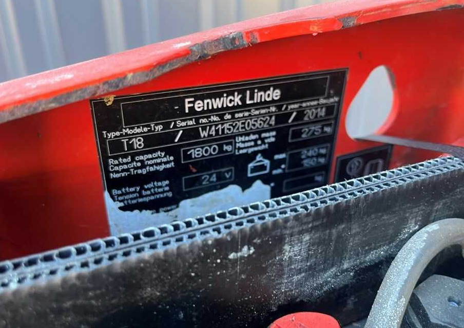 Linde T18 - Låglyftar: bild 5 Linde T18 - Låglyftar: bild 5