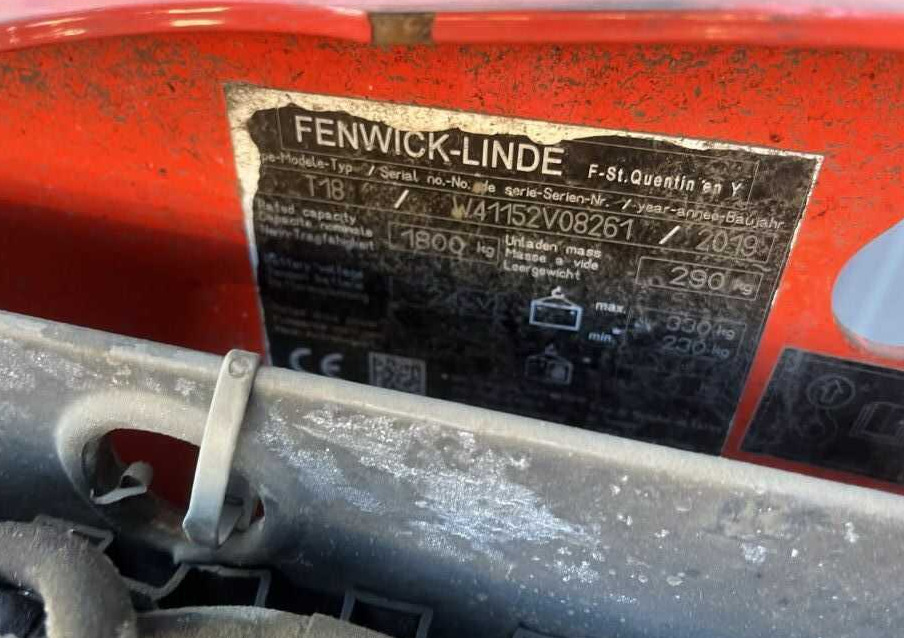 Linde T18 - Låglyftar: bild 4 Linde T18 - Låglyftar: bild 4