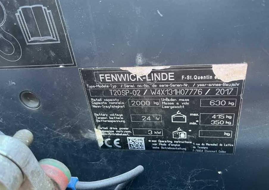 Linde T20SP-02 - Låglyftar: bild 4 Linde T20SP-02 - Låglyftar: bild 4