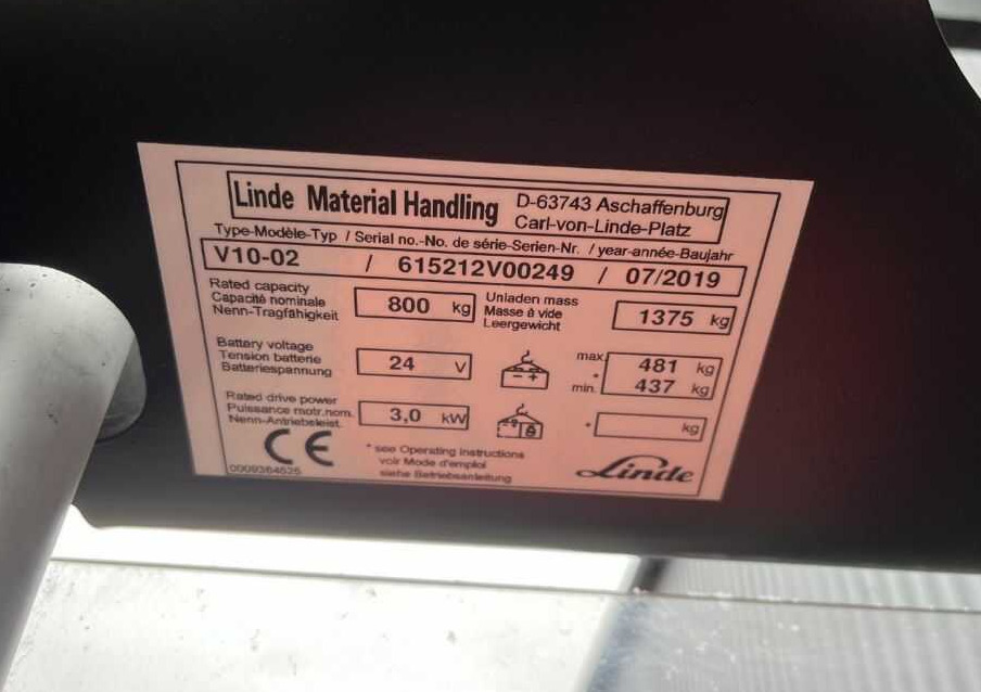 Linde V10-02 - Plocktruck: bild 4 Linde V10-02 - Plocktruck: bild 4