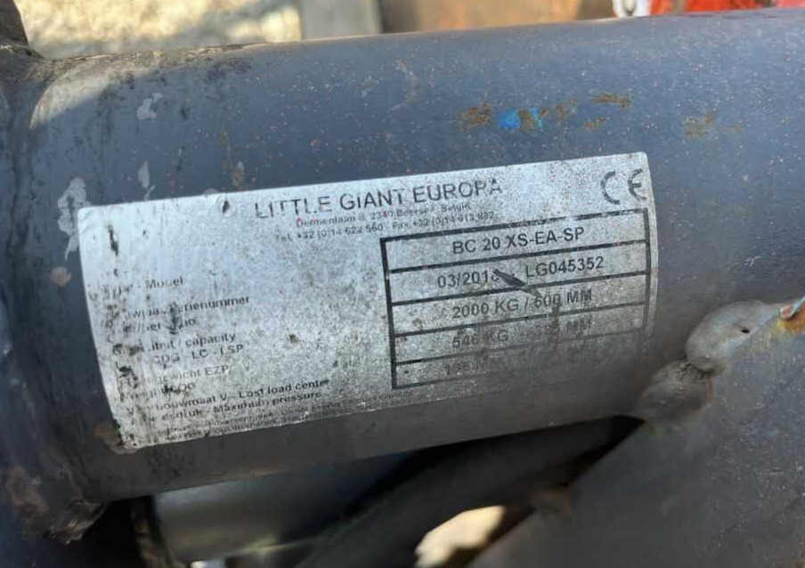 Little Giant BC20XS-EA SP - Klämaggregat för Motviktstruck: bild 5 Little Giant BC20XS-EA SP - Klämaggregat för Motviktstruck: bild 5