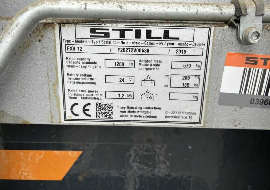 Still EXV12 - Staplare: bild 4 Still EXV12 - Staplare: bild 4