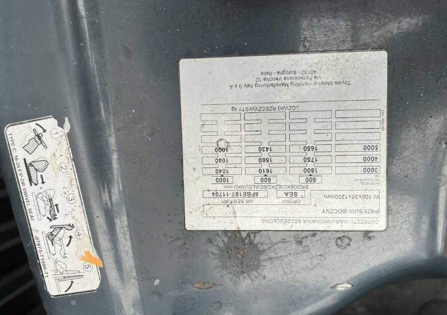 Toyota 8FBE18T - Eltruck: bild 5 Toyota 8FBE18T - Eltruck: bild 5