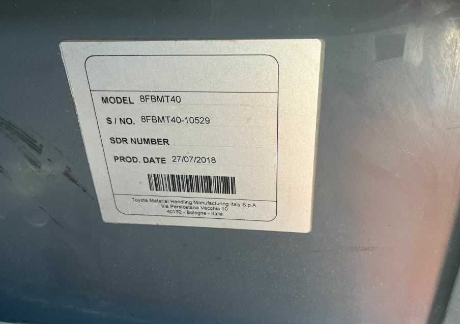 Toyota 8FBMT40 - Eltruck: bild 4 Toyota 8FBMT40 - Eltruck: bild 4