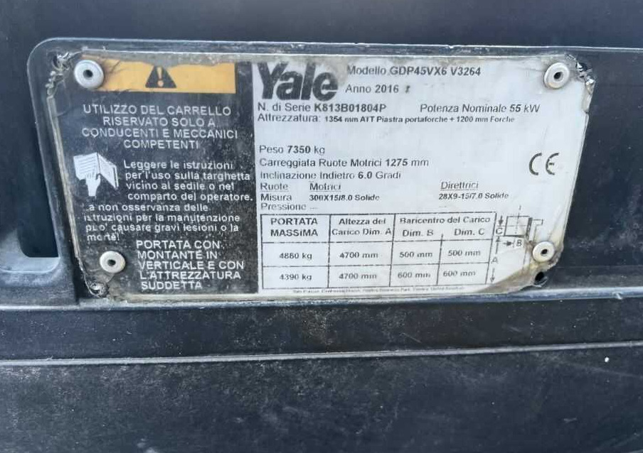 Yale GDP45 - Dieseltruck: bild 4 Yale GDP45 - Dieseltruck: bild 4