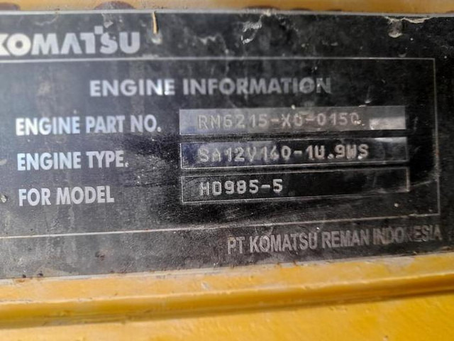 Komatsu SA12V140 - WA800 - HD785 - HD985 - D475 engine - - Motor: bild 5 Komatsu SA12V140 - WA800 - HD785 - HD985 - D475 engine - - Motor: bild 5