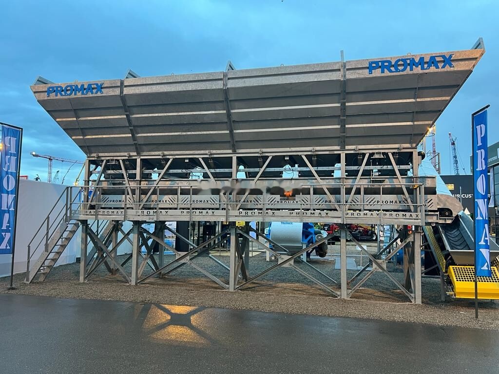 Promax GALVANIZED Compact Concrete Batching Plant C120-TWN-LINE (120m3/ - Cementsilo: bild 3 Promax GALVANIZED Compact Concrete Batching Plant C120-TWN-LINE (120m3/ - Cementsilo: bild 3