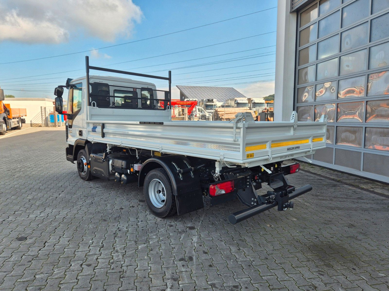 Tippbil lastbil Iveco Eurocargo ML80E21 Meiller 2x AHK 3 Sitze: bild 11
