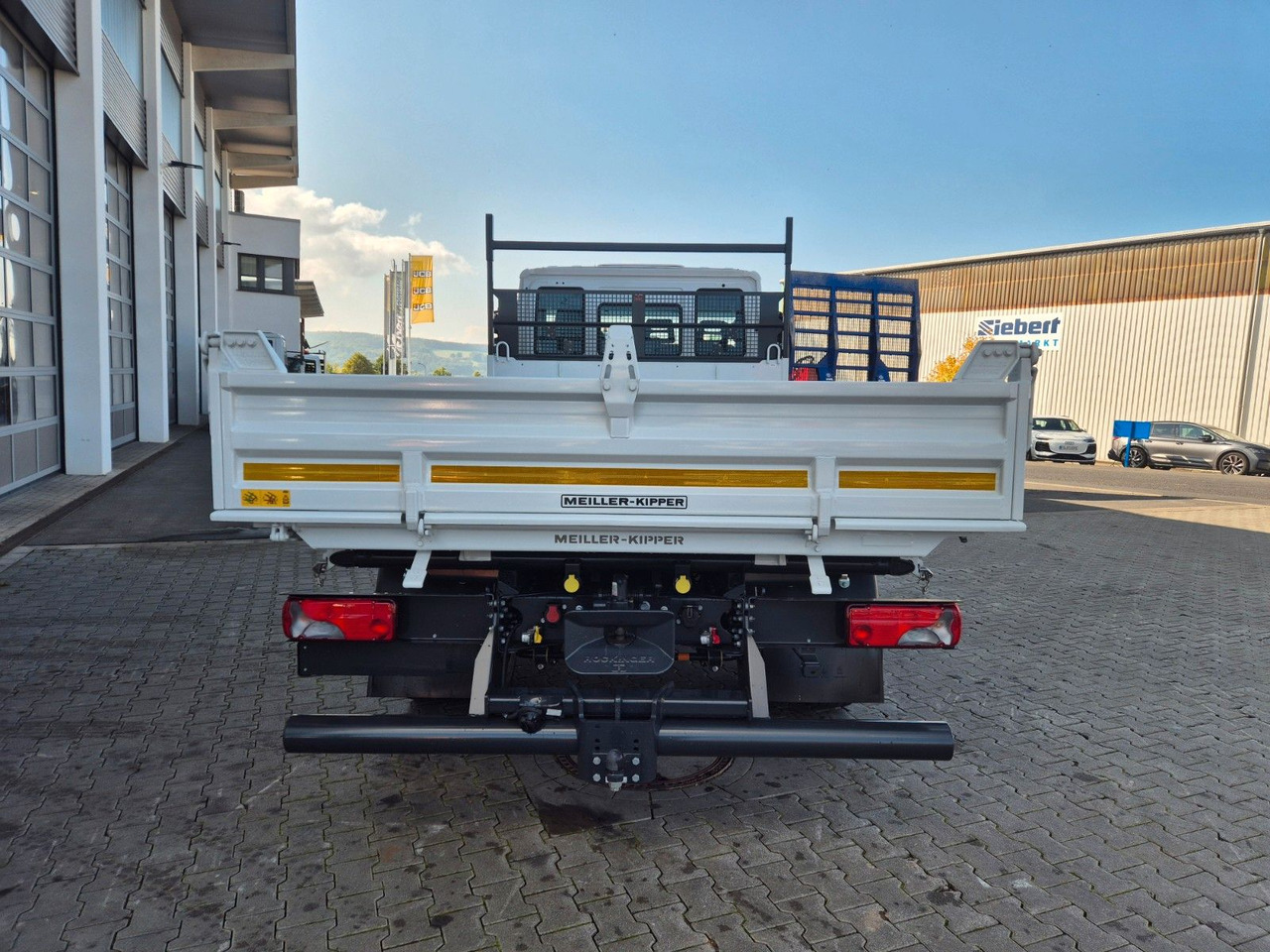 Tippbil lastbil Iveco Eurocargo ML80E21 Meiller 2x AHK 3 Sitze: bild 9
