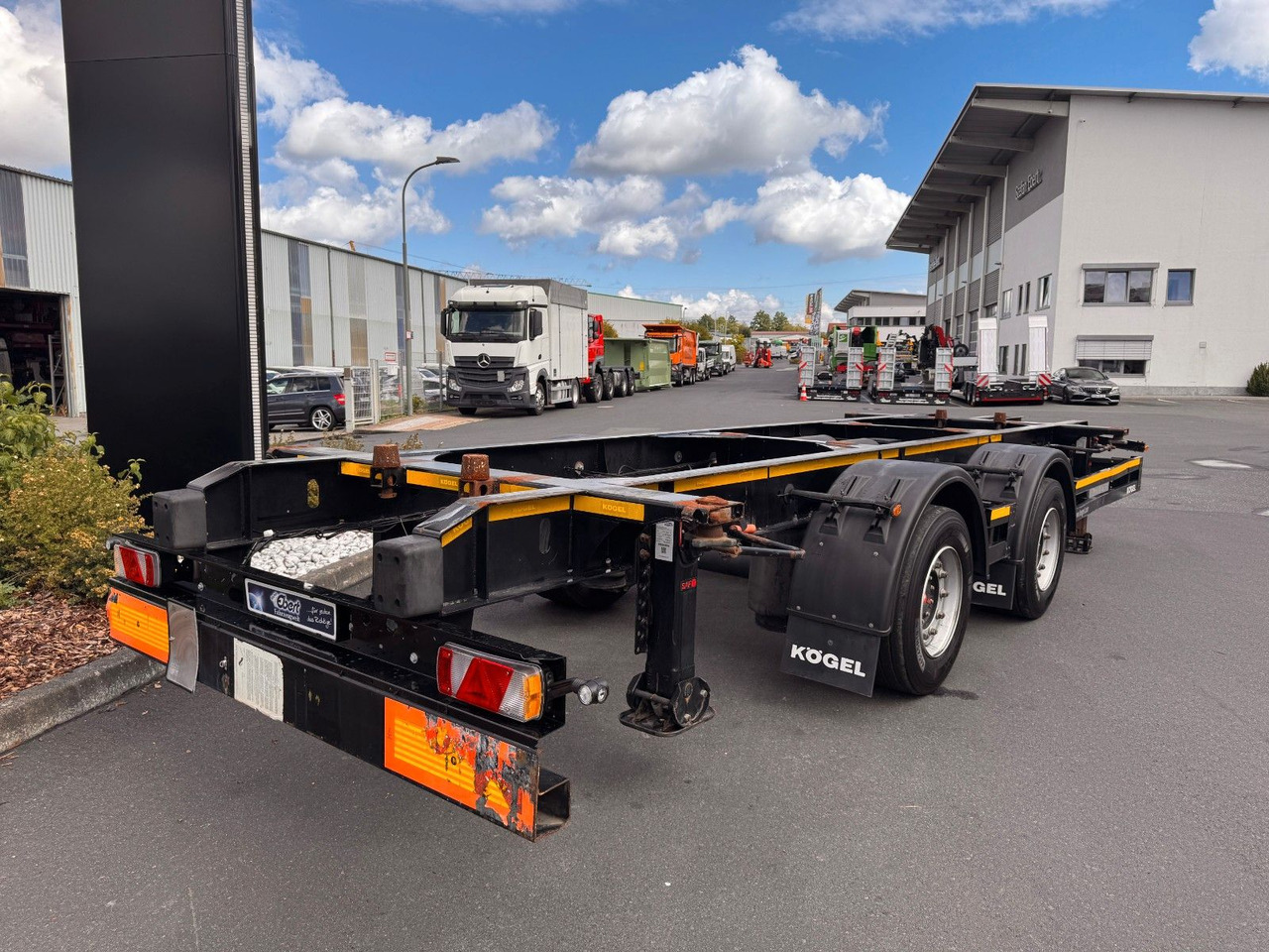 Kögel ZW 18 Lafette SAF Achsen 15.910kg Nutzlast - Containersläp/ Växelflaksläp: bild 2 Kögel ZW 18 Lafette SAF Achsen 15.910kg Nutzlast - Containersläp/ Växelflaksläp: bild 2