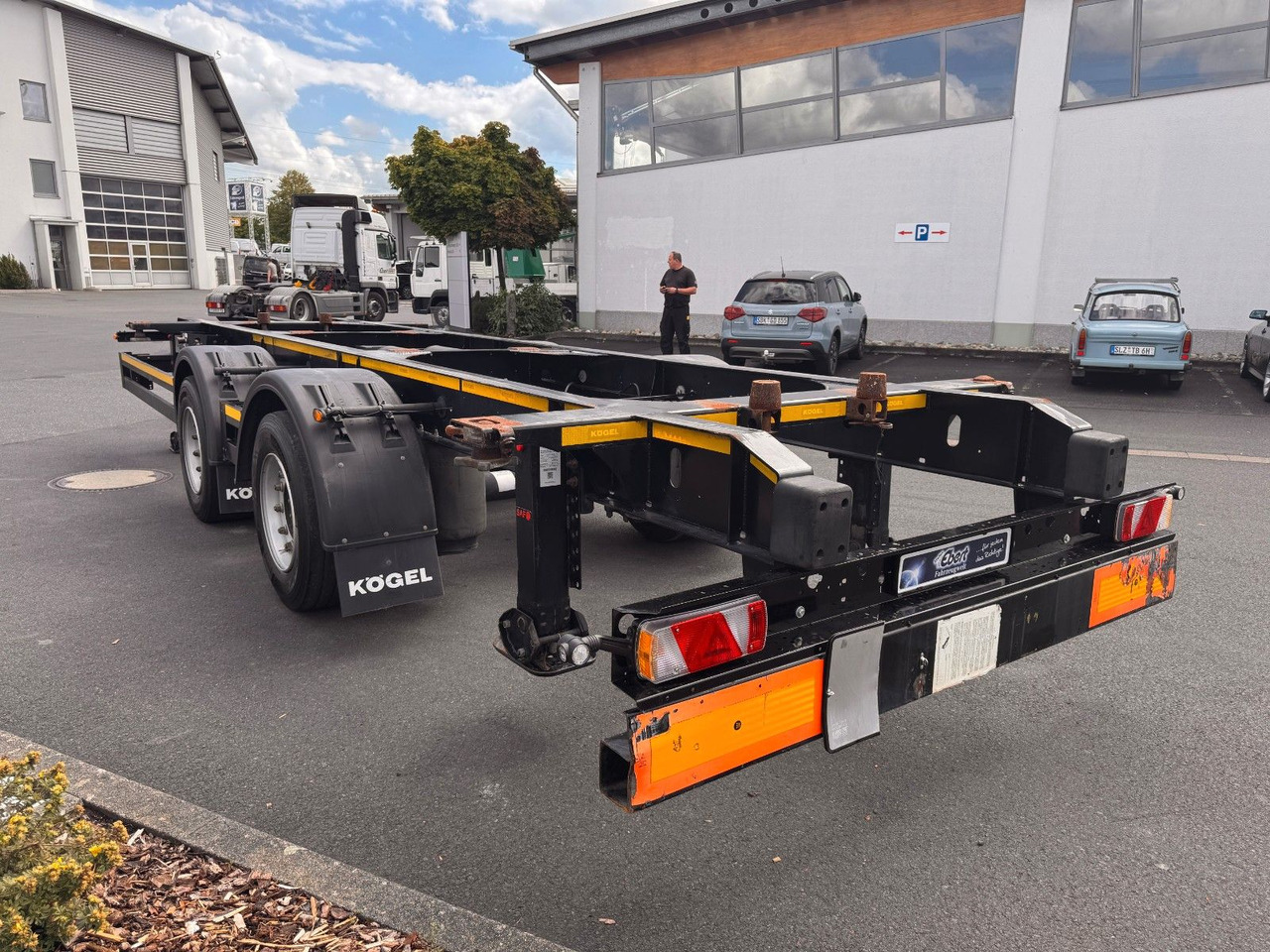 Kögel ZW 18 Lafette SAF Achsen 15.910kg Nutzlast - Containersläp/ Växelflaksläp: bild 3 Kögel ZW 18 Lafette SAF Achsen 15.910kg Nutzlast - Containersläp/ Växelflaksläp: bild 3