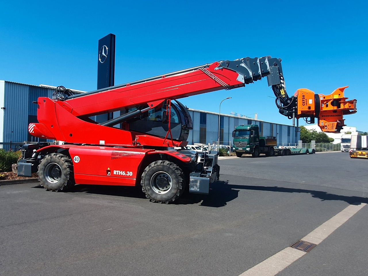 Teleskoplastar Magni RTH 6.30 SH / Fällkran / nur 1.340h / 2021: bild 7 Teleskoplastar Magni RTH 6.30 SH / Fällkran / nur 1.340h / 2021: bild 7