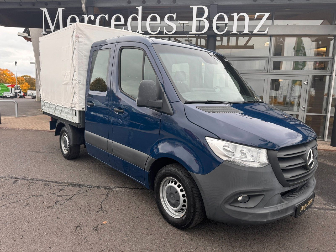 Mercedes-Benz Sprinter 215 CDI DoKa 9G Klima AHK SHZ - Transportbil med flak, Dubbelhytt transportbil: bild 1 Mercedes-Benz Sprinter 215 CDI DoKa 9G Klima AHK SHZ - Transportbil med flak, Dubbelhytt transportbil: bild 1
