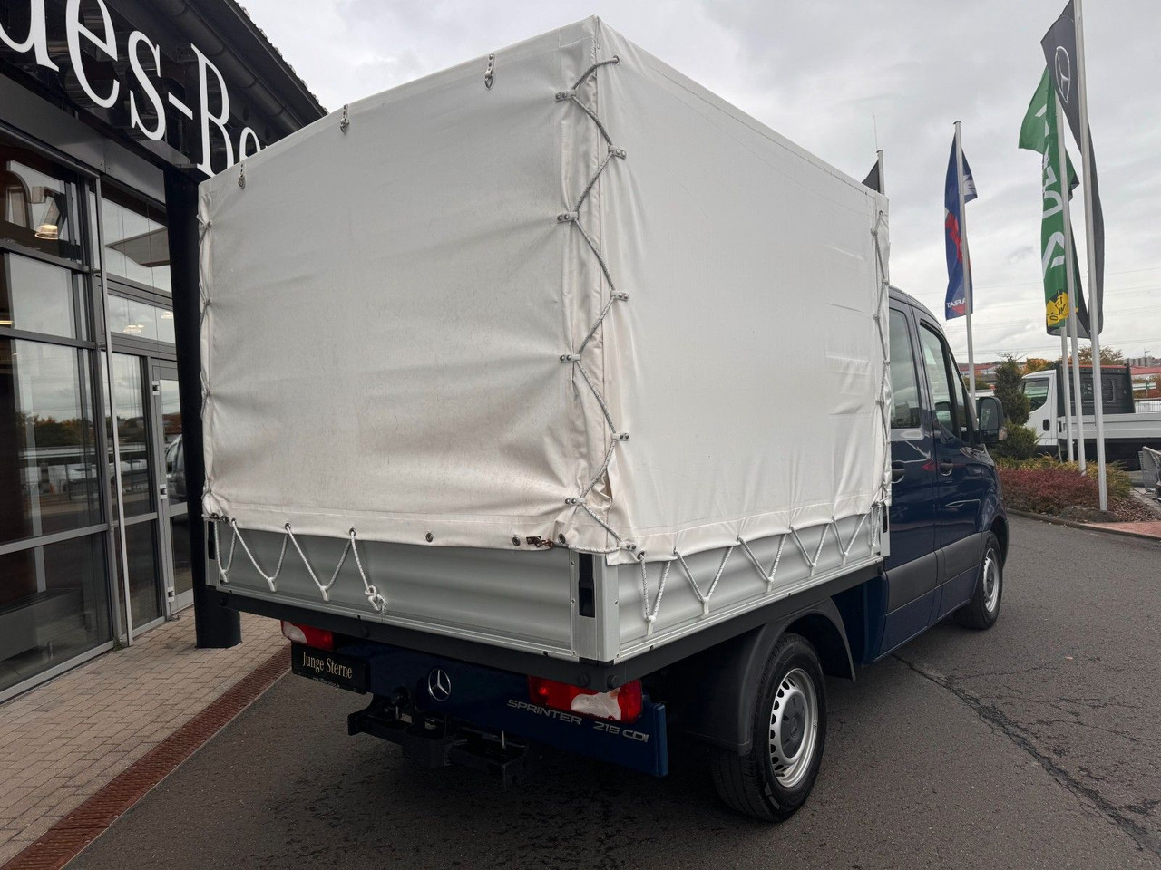 Mercedes-Benz Sprinter 215 CDI DoKa 9G Klima AHK SHZ - Transportbil med flak, Dubbelhytt transportbil: bild 4 Mercedes-Benz Sprinter 215 CDI DoKa 9G Klima AHK SHZ - Transportbil med flak, Dubbelhytt transportbil: bild 4