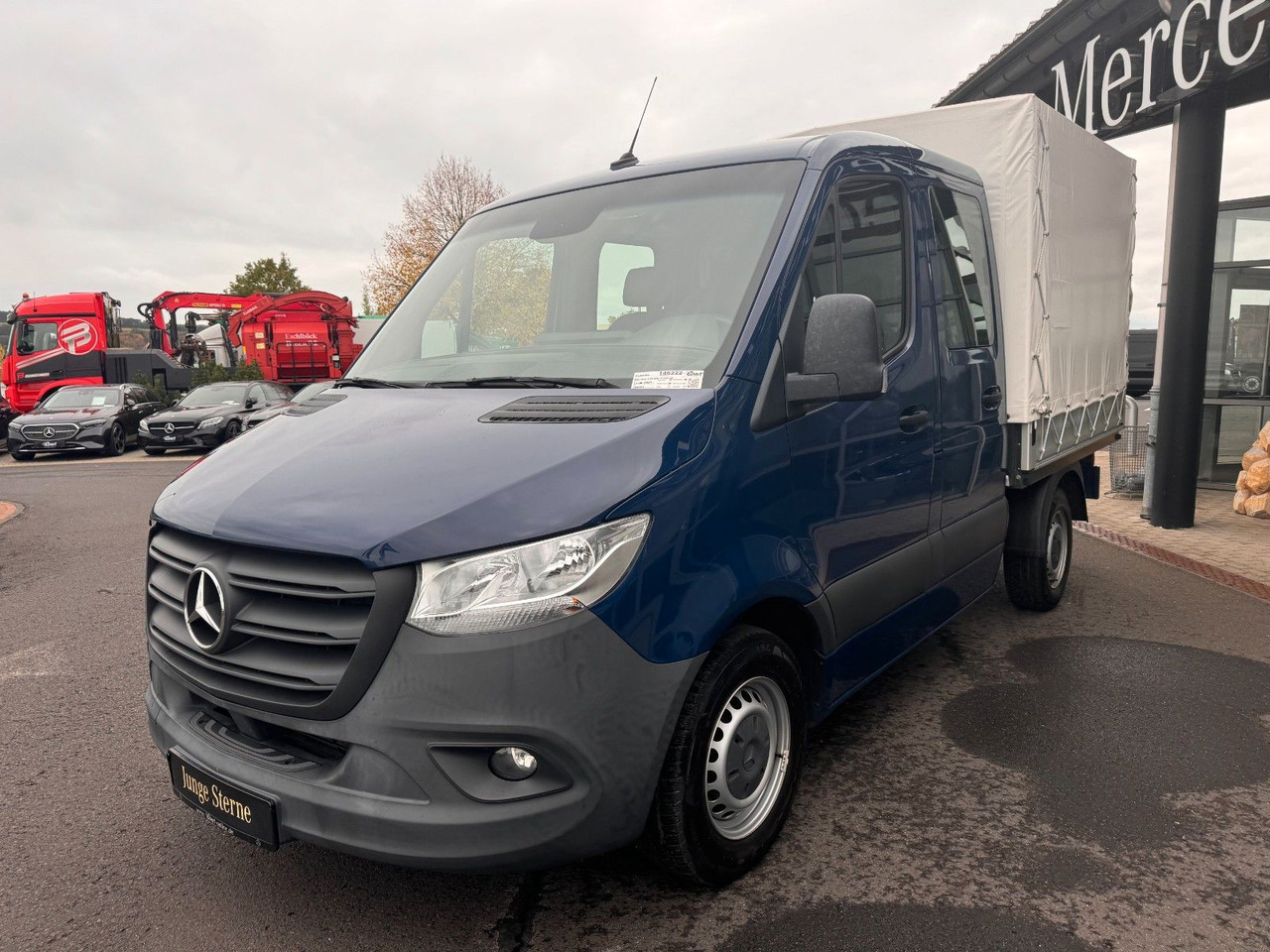 Mercedes-Benz Sprinter 215 CDI DoKa 9G Klima AHK SHZ - Transportbil med flak, Dubbelhytt transportbil: bild 3 Mercedes-Benz Sprinter 215 CDI DoKa 9G Klima AHK SHZ - Transportbil med flak, Dubbelhytt transportbil: bild 3