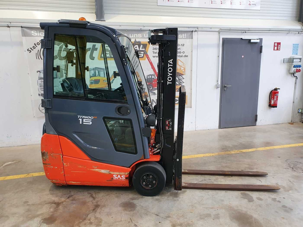 Toyota 8FBET15 / Batterie 07/2023 / HH: 4.3m! / 2.849h - Eltruck: bild 2 Toyota 8FBET15 / Batterie 07/2023 / HH: 4.3m! / 2.849h - Eltruck: bild 2